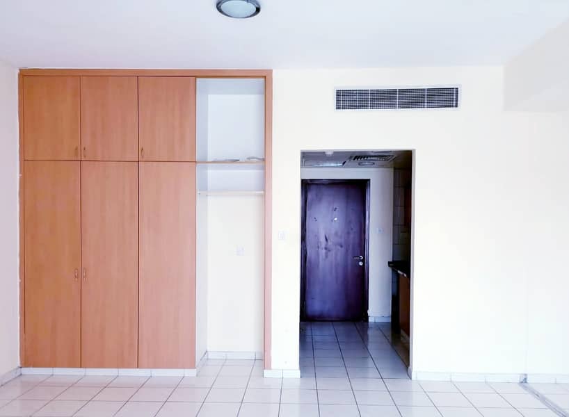 Studio with balcony |available for rent | Italy Cluster International City For Family & Executive Bachelors