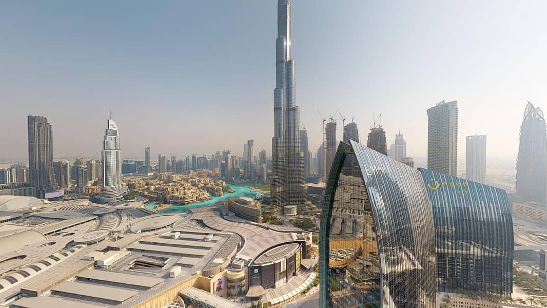 Furnished | High floor | Burj Khalifa & Downtown views