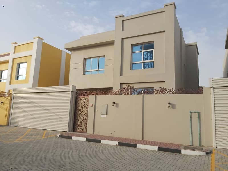 New villa for sale in Ajman Rumaila with a very good price and spacious area .