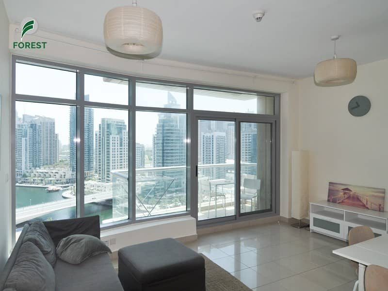 Fully Furnished | 1BR | Marina View | High Floor Fully Furnished | 1BR | Marina View | High Floor