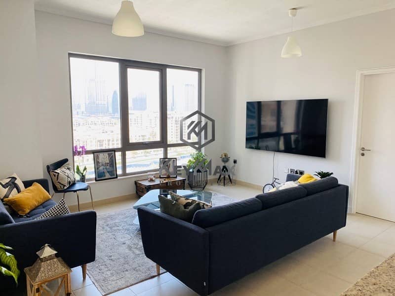 Furnished 3 BR / Burj Khalifa View / South Ridge 5 / Ready to move in