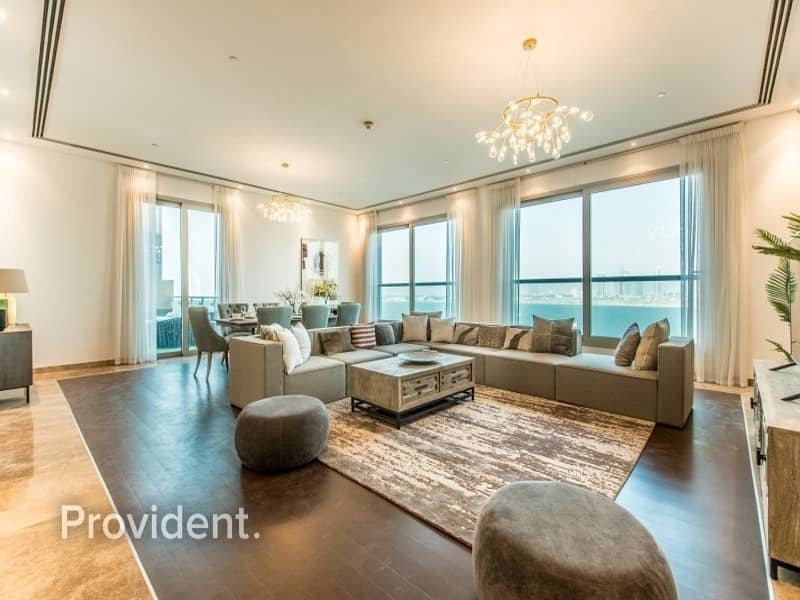 Exclusive | Fully furnished with Alluring Sea View