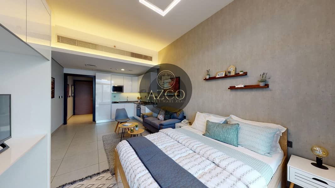 Brand new Studio Big Balcony Nice View with installment for 10 years No interest in Jumeirah Village Circle