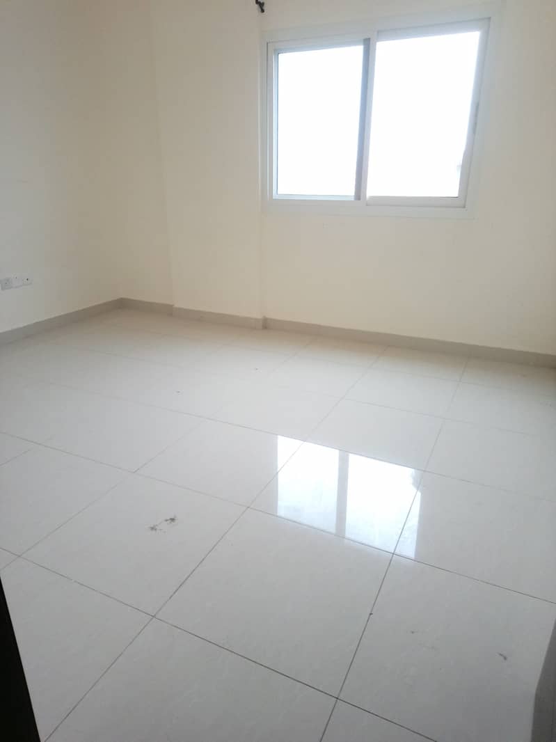 40 days free Spacious 1bhk with balcony Centralized Ac one washroom and open view rent 24k in new muwaileh area