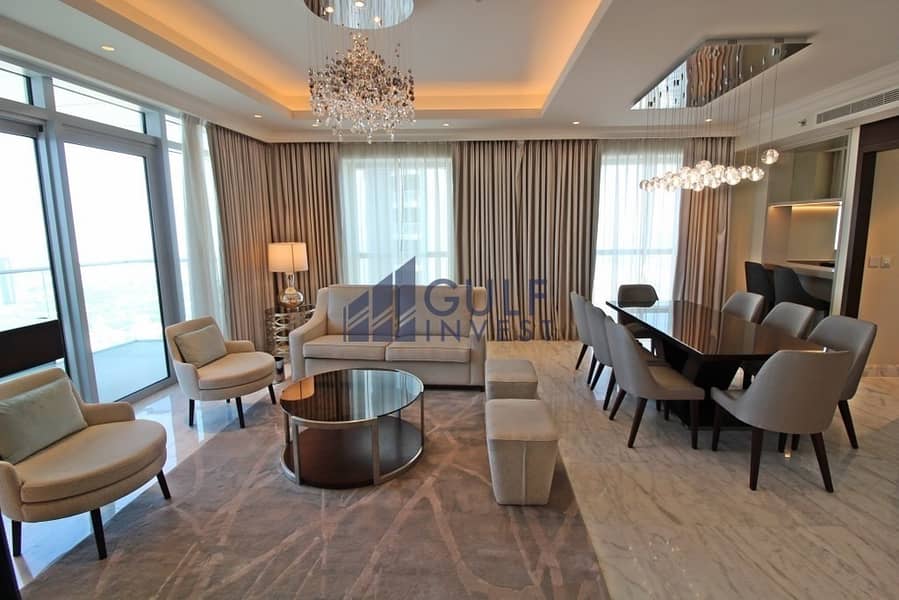 Fully Serviced | 3 Bed + M w Burj / Fountain view
