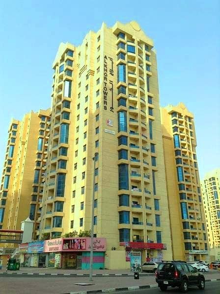 位于阿治曼市中心，阿尔库尔大厦 3 卧室的公寓 365000 AED - 4624827