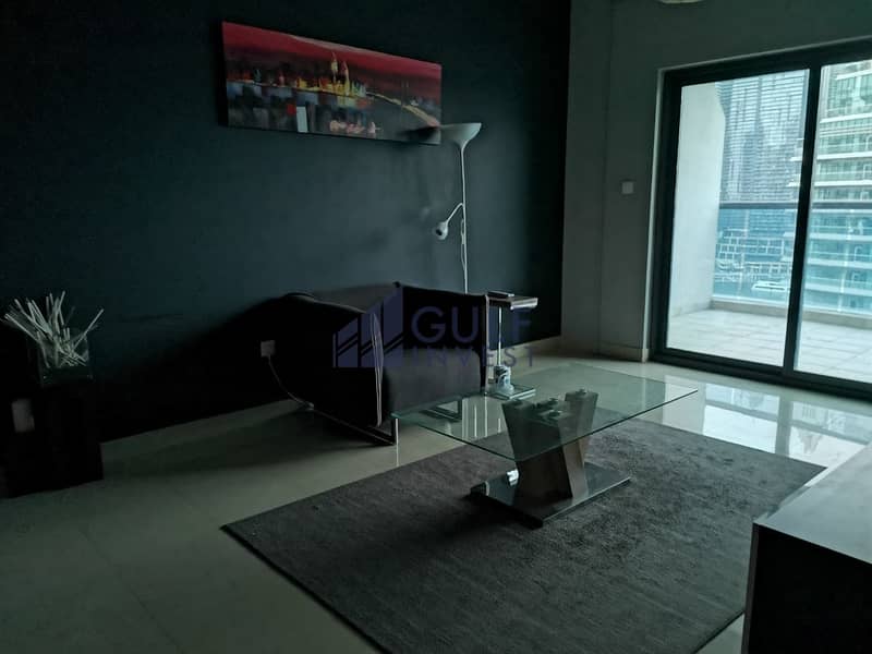 MODERN & FURNISHED 1 BR WITH MARINA VIEW CHILLER FREE