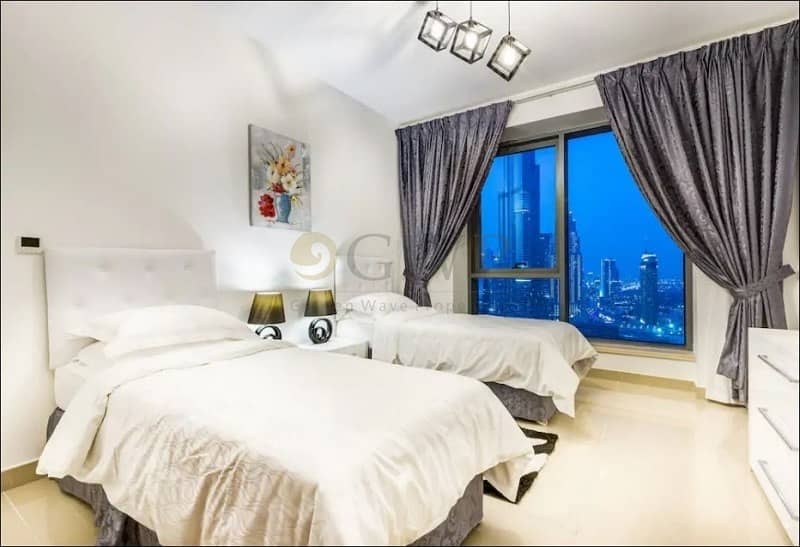 Stunning Burj View|High Floor|Negotiable|Chiller Free