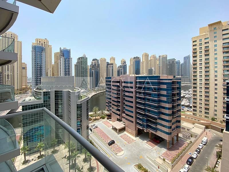Beautiful one bed in Damac waves tower a with marina view