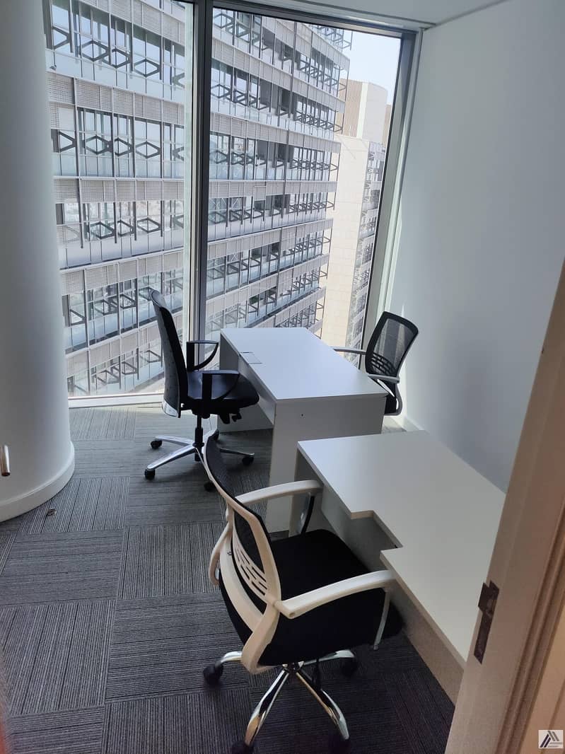 Small Fitted Office With High View! Linked With Burjuman Metro