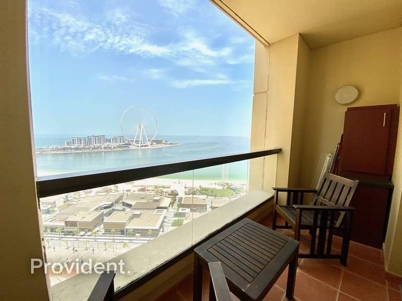 Full Sea and Dubai Eye Views | Fully Furnished