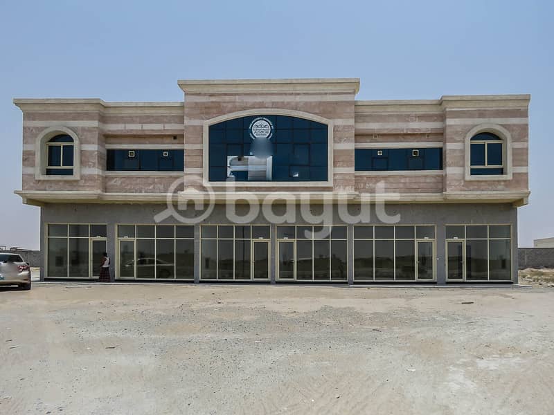 BRAND NEW SHOPS FOR RENT IN AL SAJAA | ONE MONTH FREE | 10,000/- ANNUAL RENT