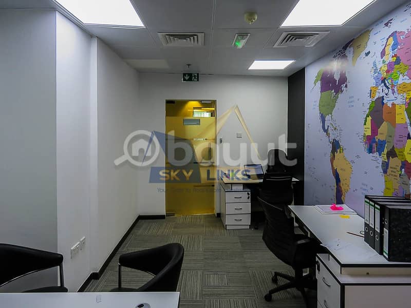10 Amazing fully furnished office in business bay