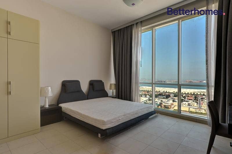 High floor 1 bedroom 02 unit furnished with amazing sea view
