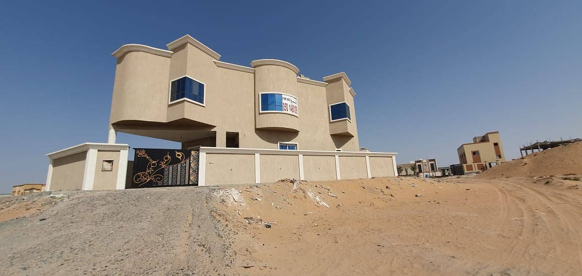 Villa for sale in Ajman, Al Helio 2 area. An area of 3000  feet. .
