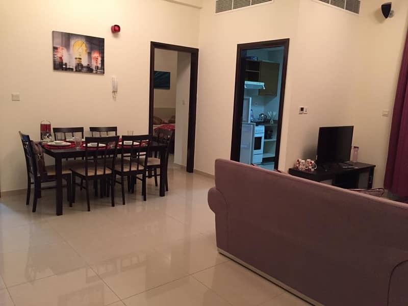 Fully Furnished 1 Bedroom Apt. |  Balcony | Ready To Move