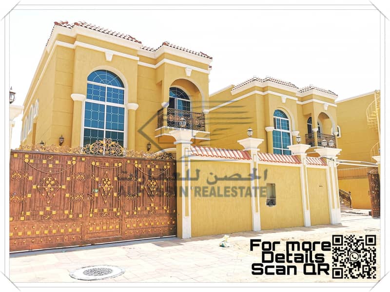 Villa for sale, Super Deluxe finishes on the permanent street, without down payment