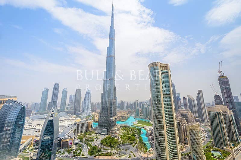 Full Burj View  / Biggest Layout / High Floor