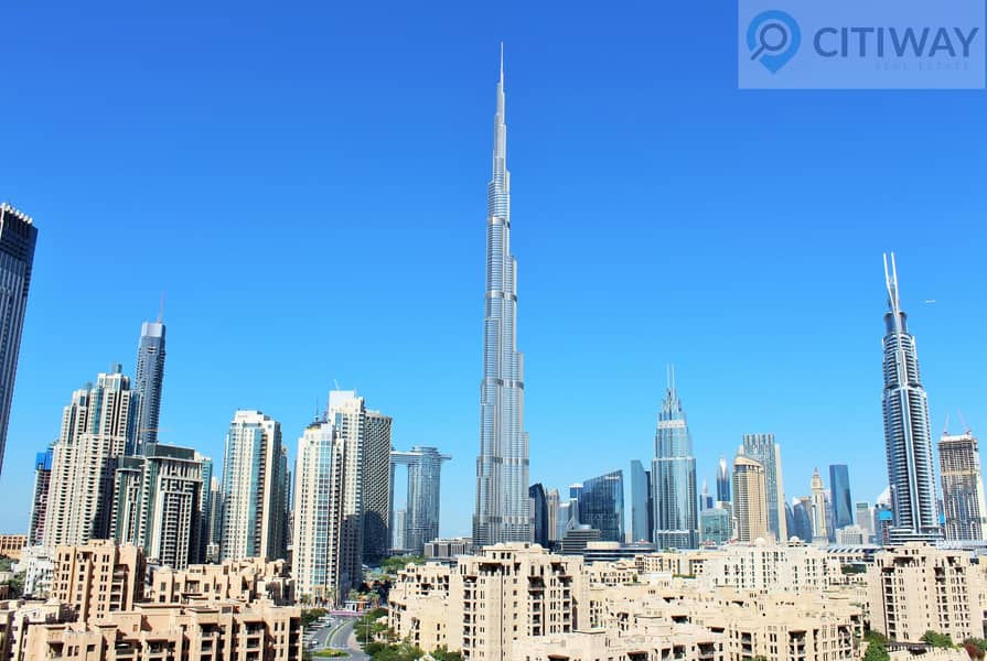 Fully Furnished and Full Burj View 2bhk for rent
