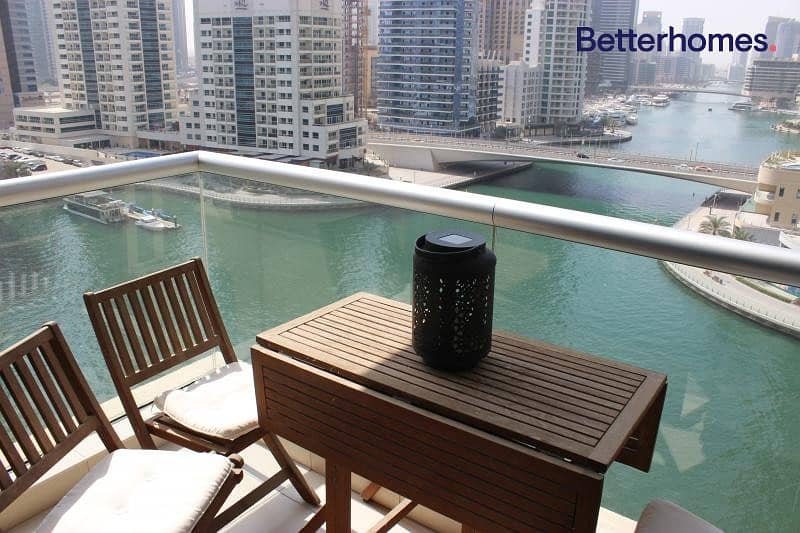 Marina View | 2 Balconies | Low Floor | Furnished