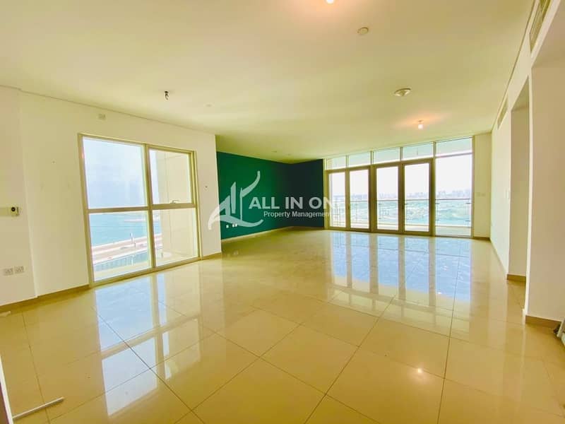 3BR Sea View| Huge Balcony| Covered parking!