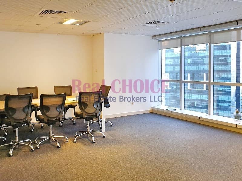 5 Furnished Office W/ 3 Partitions|Near To Metro