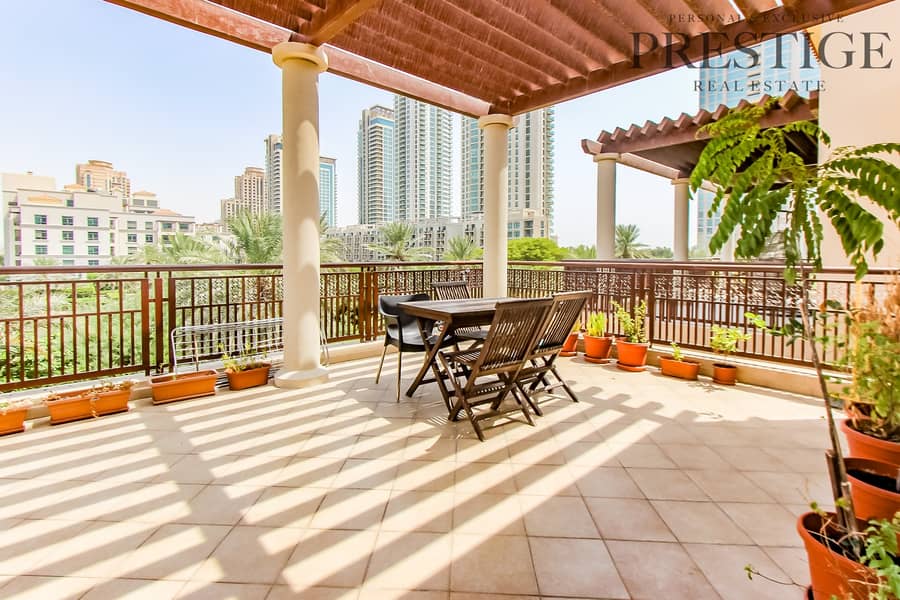 Private Terrace | 2 Bed + Study | Turia