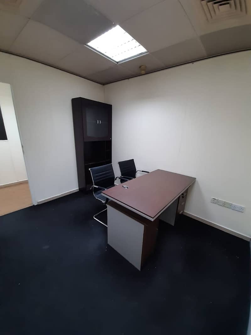 NO COMMISSION|DESK SPACE FOR 1 YEAR EJARI | FREE PARKING| MEETING ROOM|DEWA |WIFI