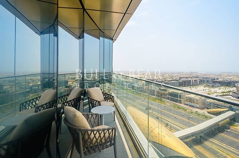 位于迪拜市中心，谦恭公寓天际景观综合大厦 1 卧室的公寓 125000 AED - 4597072