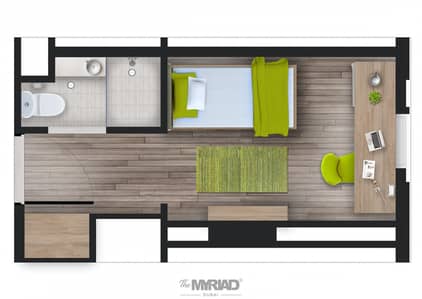 Student Accommodation | 'Single Room' - Female Block | The Myriad Dubai Student Accommodation | 'Single Room' - Female Block | The Myriad Dubai