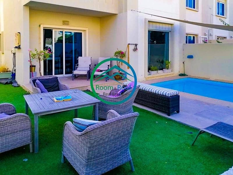 Own This Stylish Villa with Private Pool! Don't Pay ADM Charges