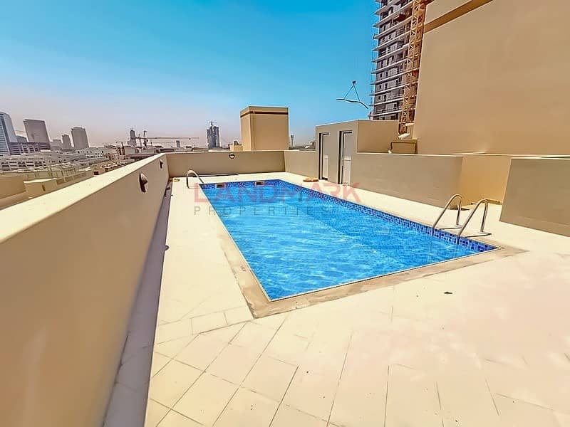 HOT | 25K | New Studio | Balcony | Parking | Pool | Gym | Next to gate 2 in JVC