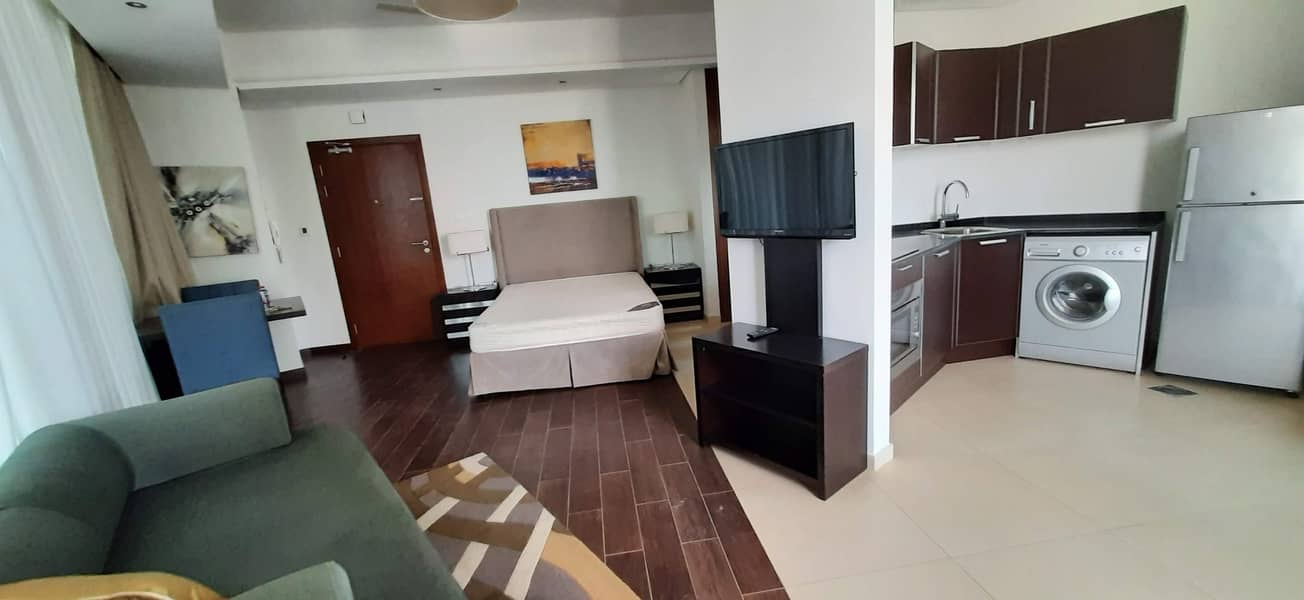 Fully Furnished Studio Apartment with full Canal view