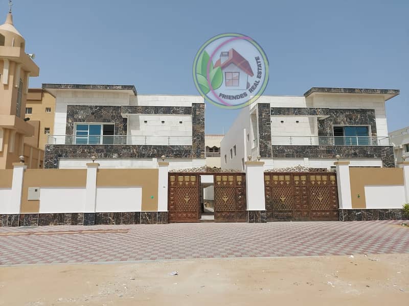 New villa for sale central air conditioning in Ajman emirate finishing and distinctive price The location is very special