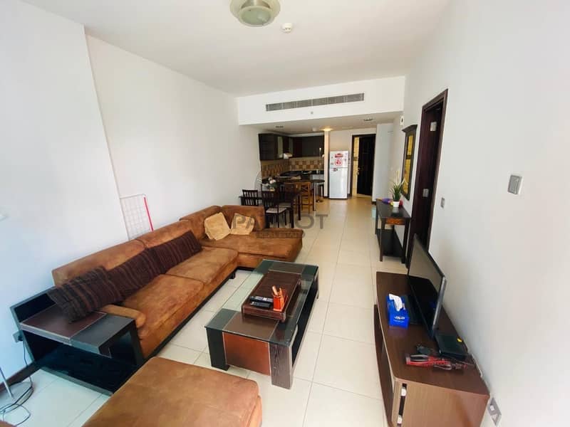 One of the best Cluster D Fully furnished One bedroom apartment available in Indigo Tower.