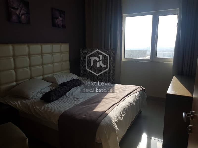 7 fully furnished 3 bedroom +maid with balcony  nice view in 1 to 12 chequess