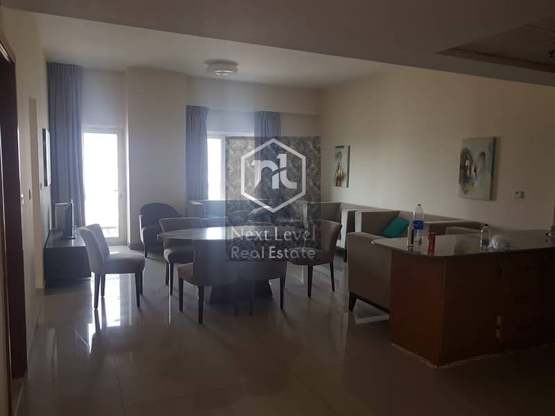 10 fully furnished 3 bedroom +maid with balcony  nice view in 1 to 12 chequess