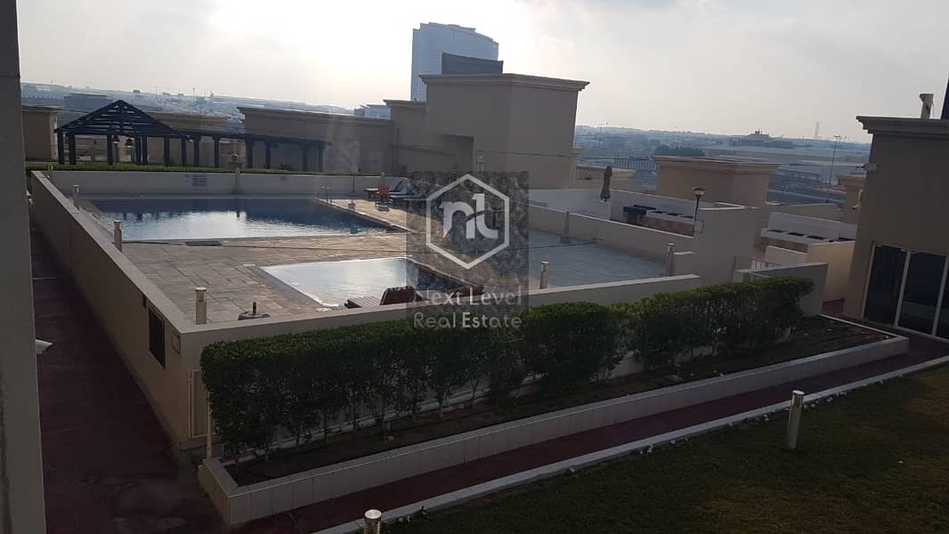 18 fully furnished 3 bedroom +maid with balcony  nice view in 1 to 12 chequess