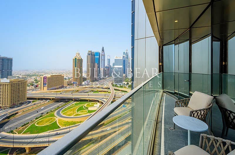 位于迪拜市中心，谦恭公寓天际景观综合大厦 3 卧室的公寓 163000 AED - 4705468
