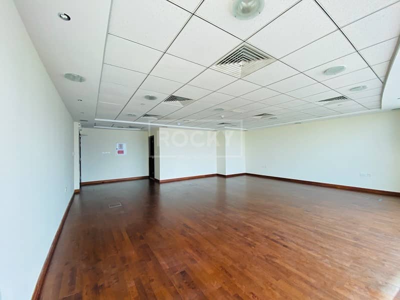 Fitted Office | Golf Course and SZR View | Higher Floor | DMCC