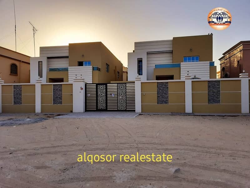 Villa for sale in Ajman, Al Mowaihat, two floors, with the possibility of bank financing