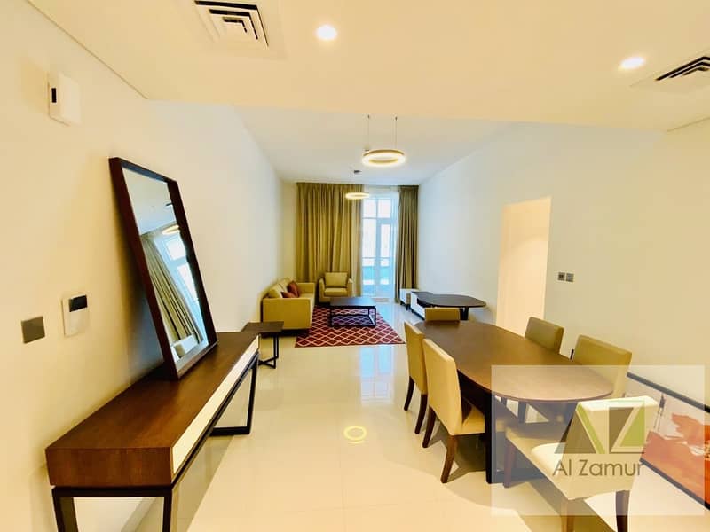 Brand New Furnished 1BR Hall | 30 Days Free | Closed Kitchen | Balcony