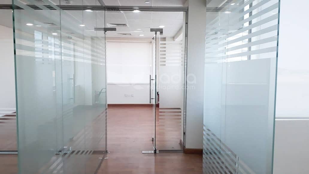 SZR -Prime Location  | Office - Fully Glass Partitioned