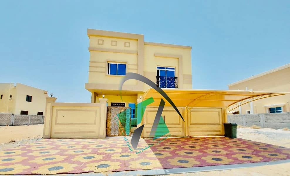 For sale villa in Ajman finishing magnificence indoor ladder roof without down payment and monthly installments for 25 years with a large banking leniency