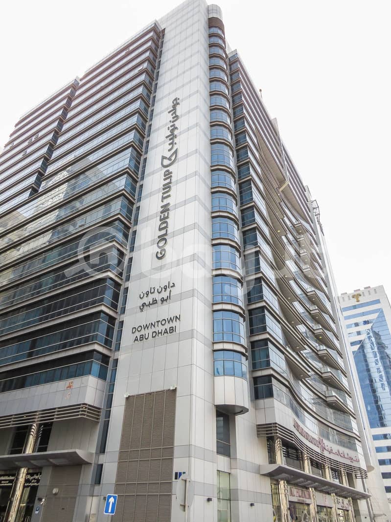 شقة في برج أبو ظبي بلازا،المركزية 1 غرفة 60000 درهم - 4708050