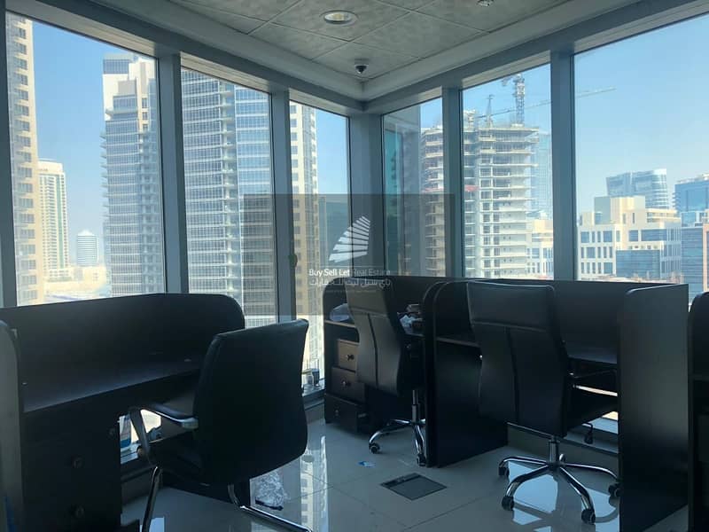 Fully Furniture Office with partitions | Burj view | Close to Metro