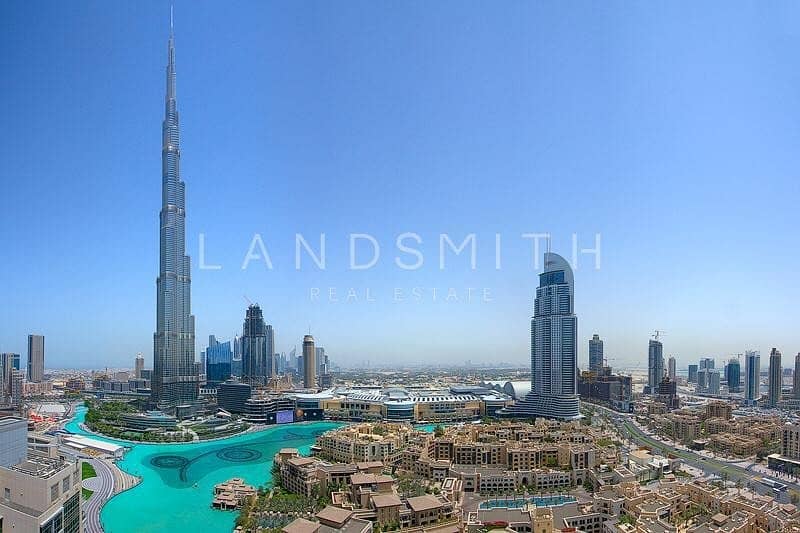 Huge 3BR+Maids Apt with Stunning Burj Khalifa View