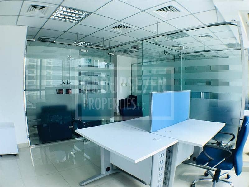 4 Office Fully Furnished Lake view Jumeirah Bay X2 JLT