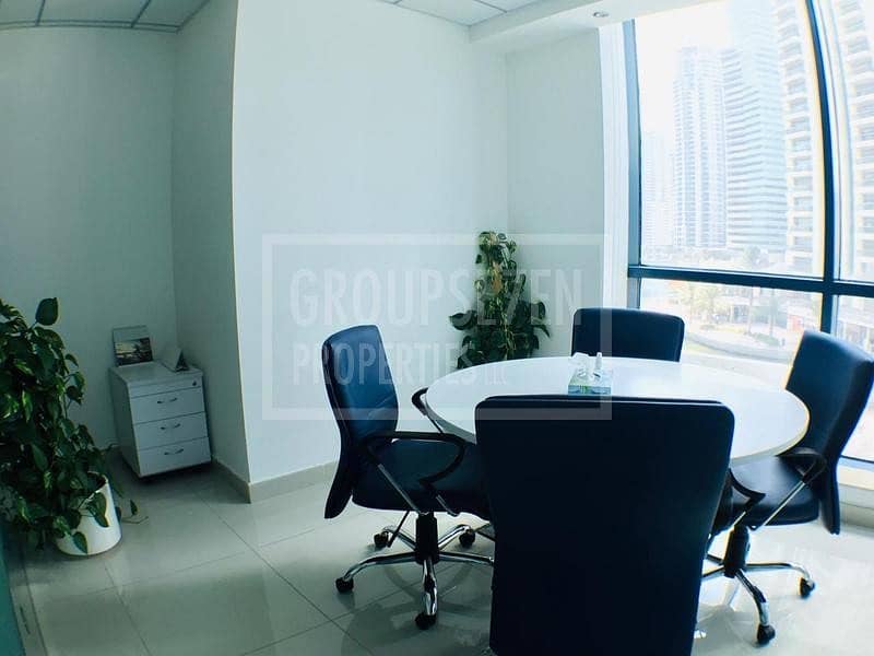 7 Office Fully Furnished Lake view Jumeirah Bay X2 JLT