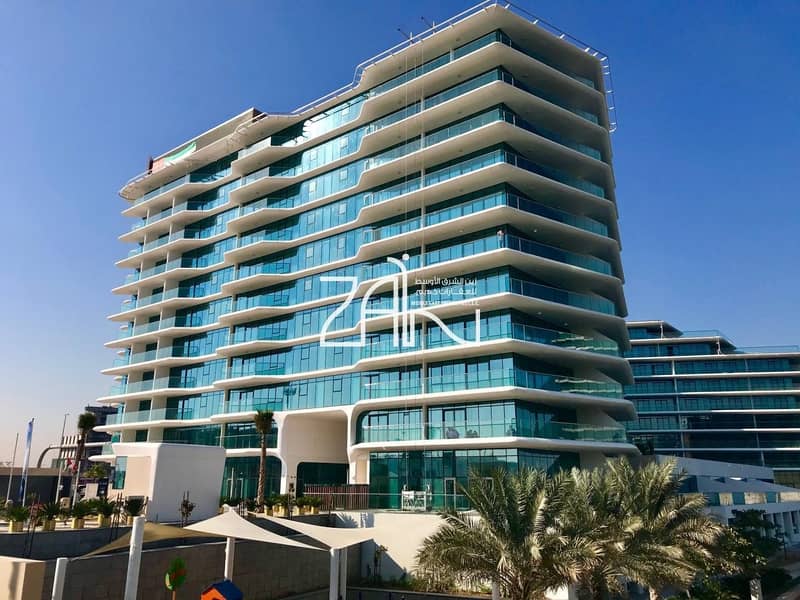 Sea View Large Studio Apt with Balcony in Al Hadeel For Rent